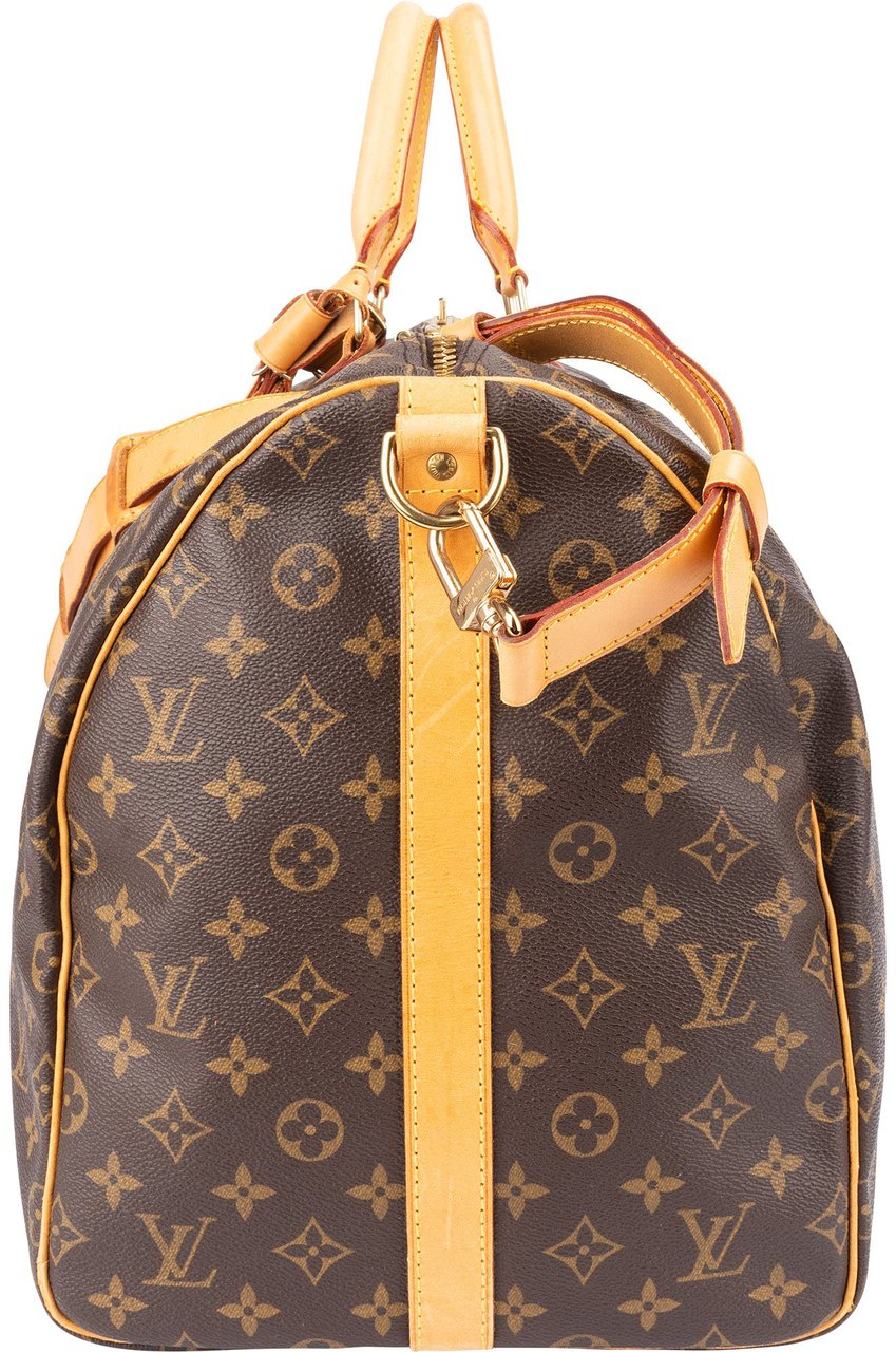 Louis Vuitton Louis Vuitton Canvas Monogram Keepall 55 Bandouliere Bruin