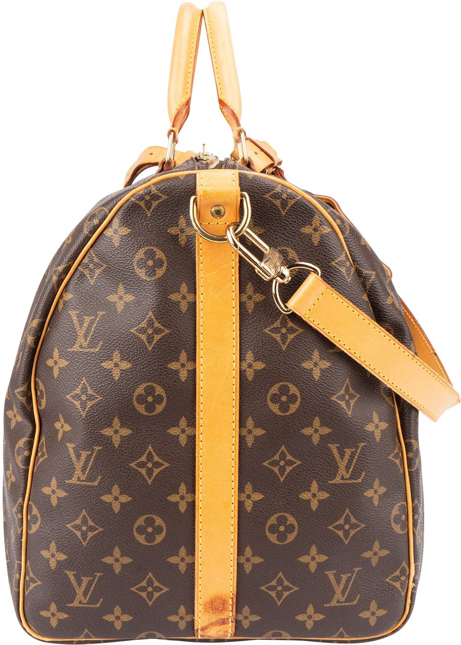 Louis Vuitton Louis Vuitton Canvas Monogram Keepall 55 Bandouliere Bruin