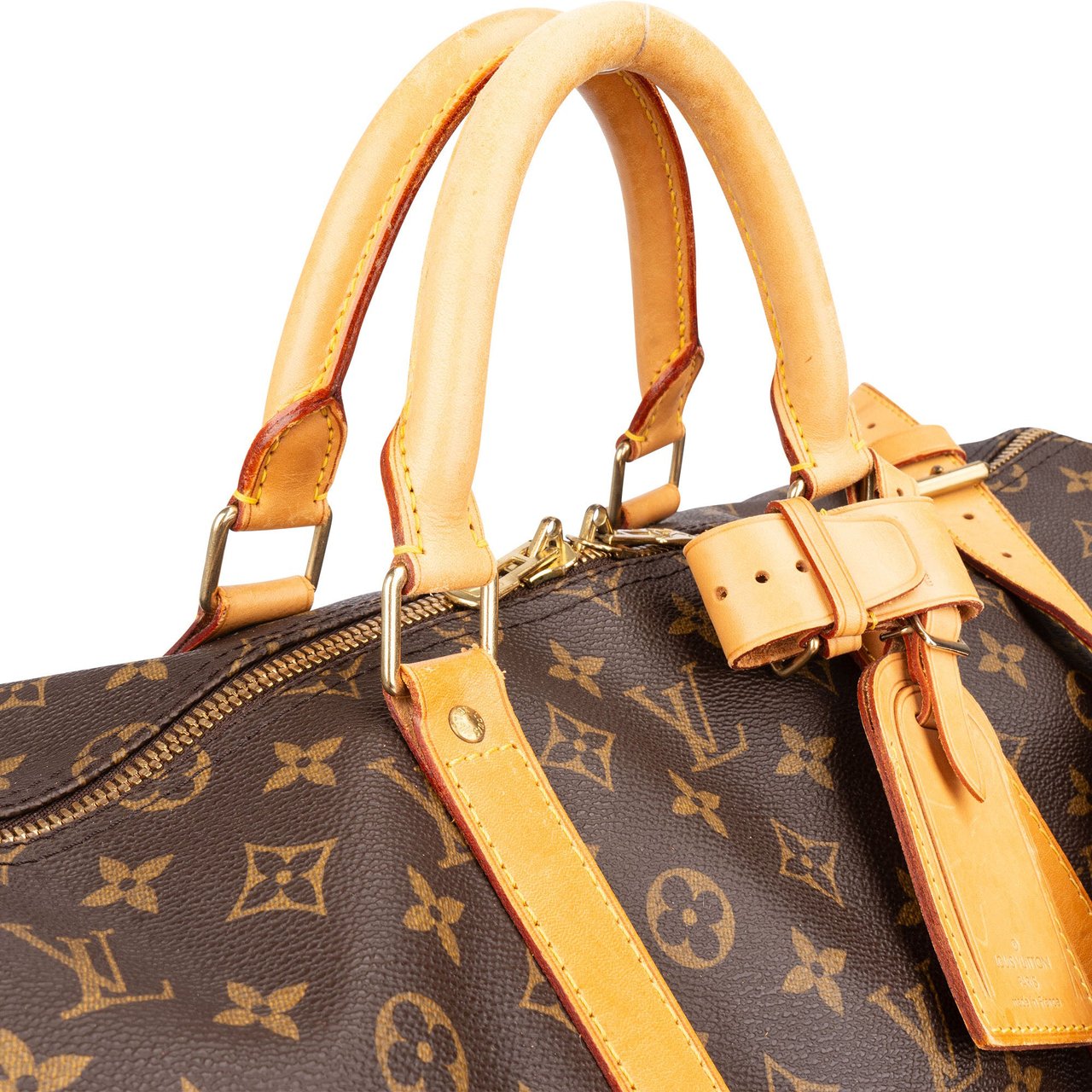 Louis Vuitton Louis Vuitton Canvas Monogram Keepall 55 Bandouliere Bruin