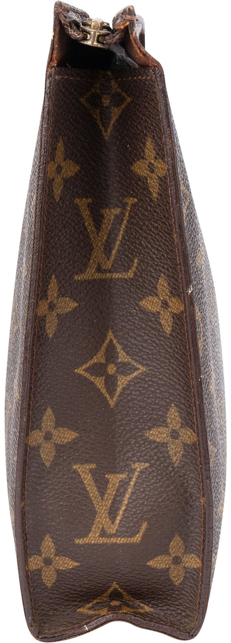 Louis Vuitton Louis Vuitton Canvas Monogram Poche Toilette 25 Clutch Bruin