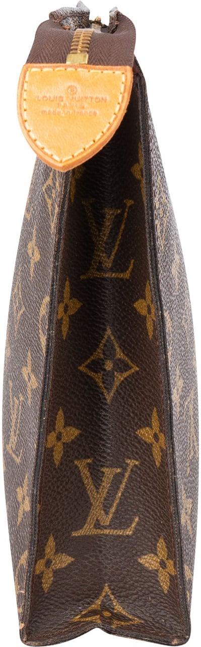 Louis Vuitton Louis Vuitton Canvas Monogram Poche Toilette 25 Clutch Bruin