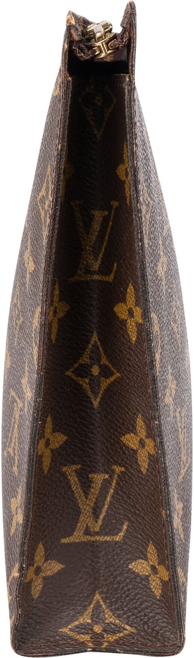 Louis Vuitton Louis Vuitton Canvas Monogram Poche Toilette 25 Clutch Bruin