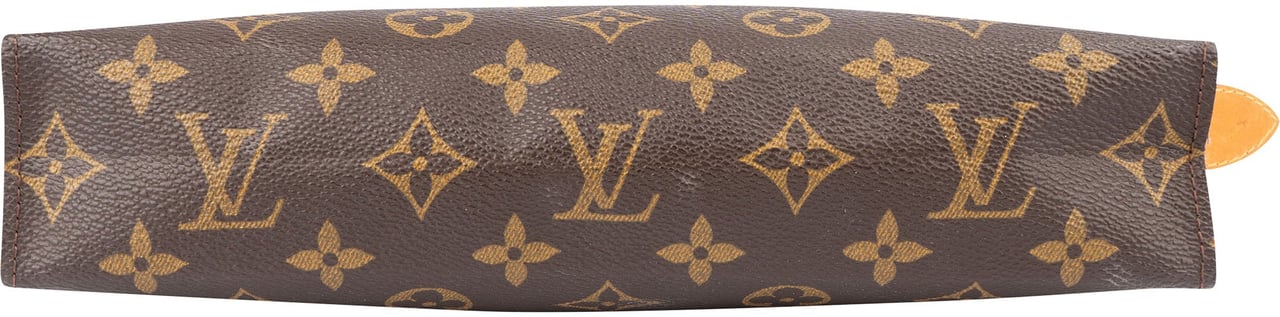 Louis Vuitton Louis Vuitton Canvas Monogram Poche Toilette 25 Clutch Bruin
