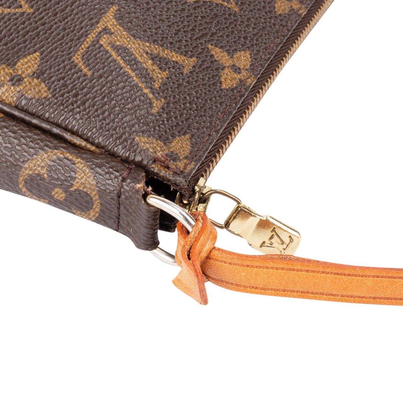 Louis Vuitton Louis Vuitton Canvas Monogram Pochette Accessoire Handbag Bruin