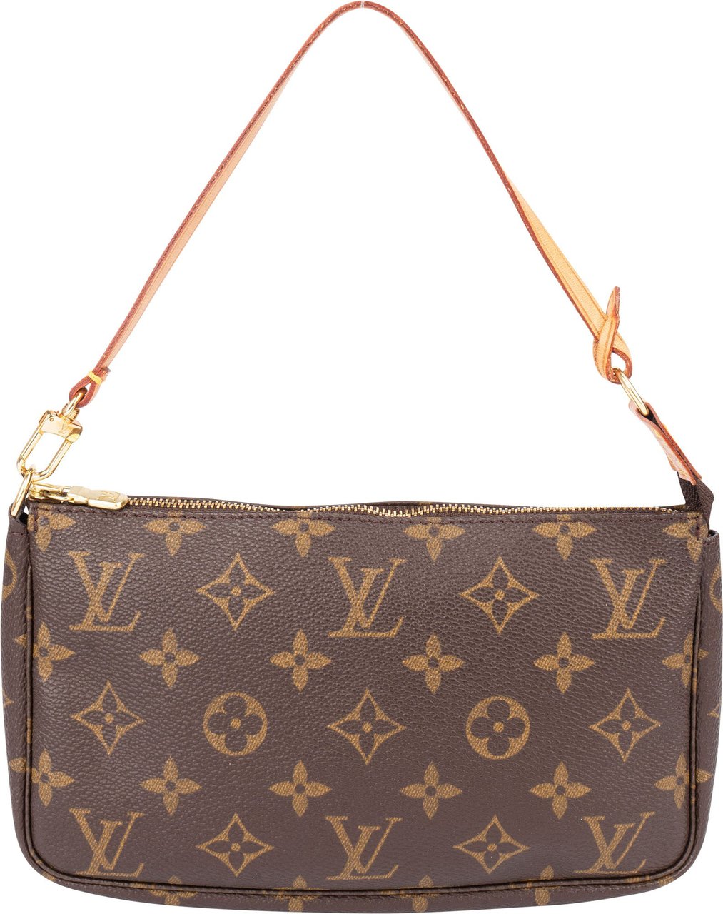 Louis Vuitton Louis Vuitton Canvas Monogram Pochette Accessoire Handbag Bruin