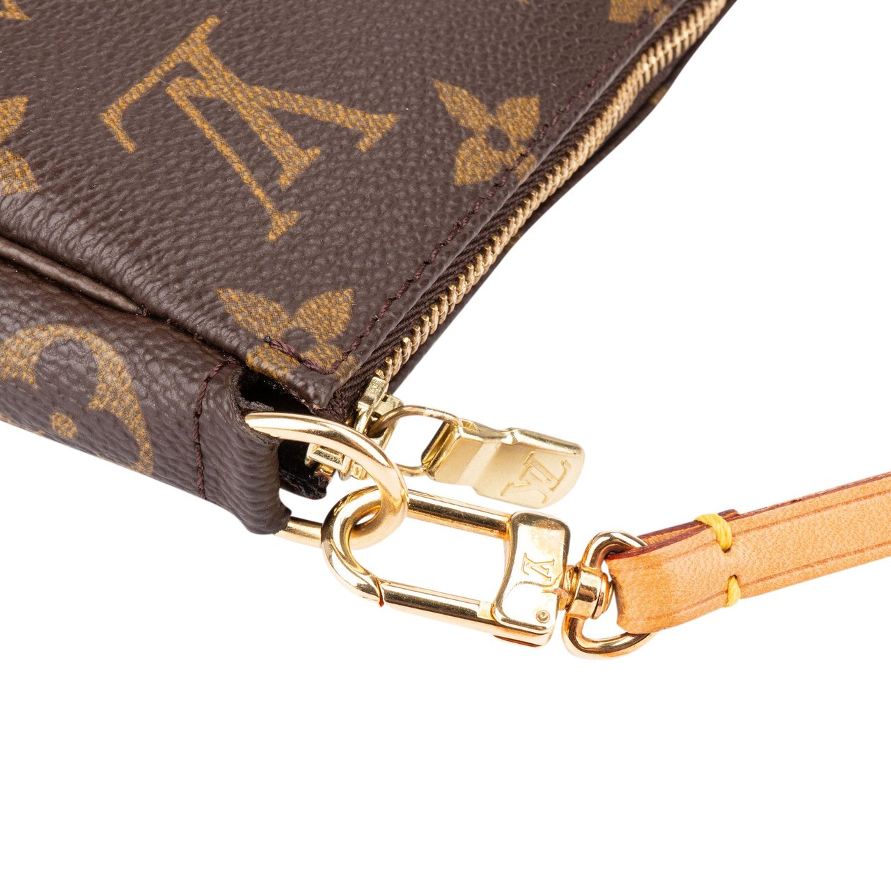 Louis Vuitton Louis Vuitton Canvas Monogram Pochette Accessoire Handbag Bruin