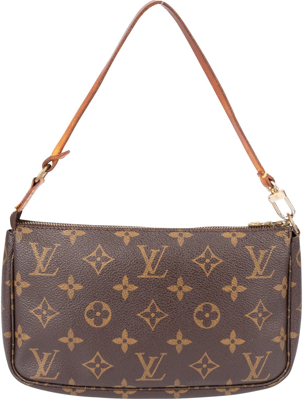 Louis Vuitton Louis Vuitton Canvas Monogram Pochette Accessoire Handbag Bruin