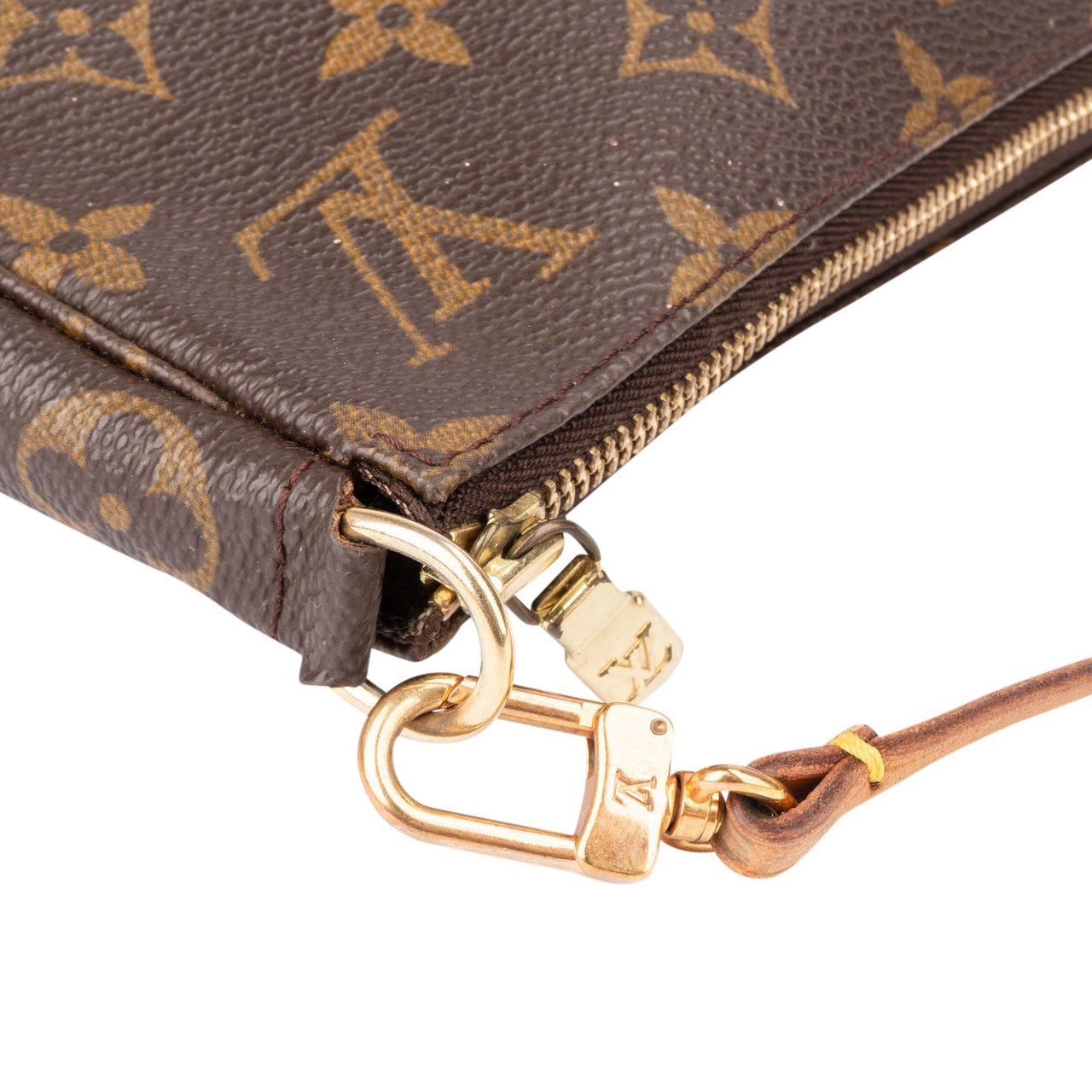 Louis Vuitton Louis Vuitton Canvas Monogram Pochette Accessoire Handbag Bruin