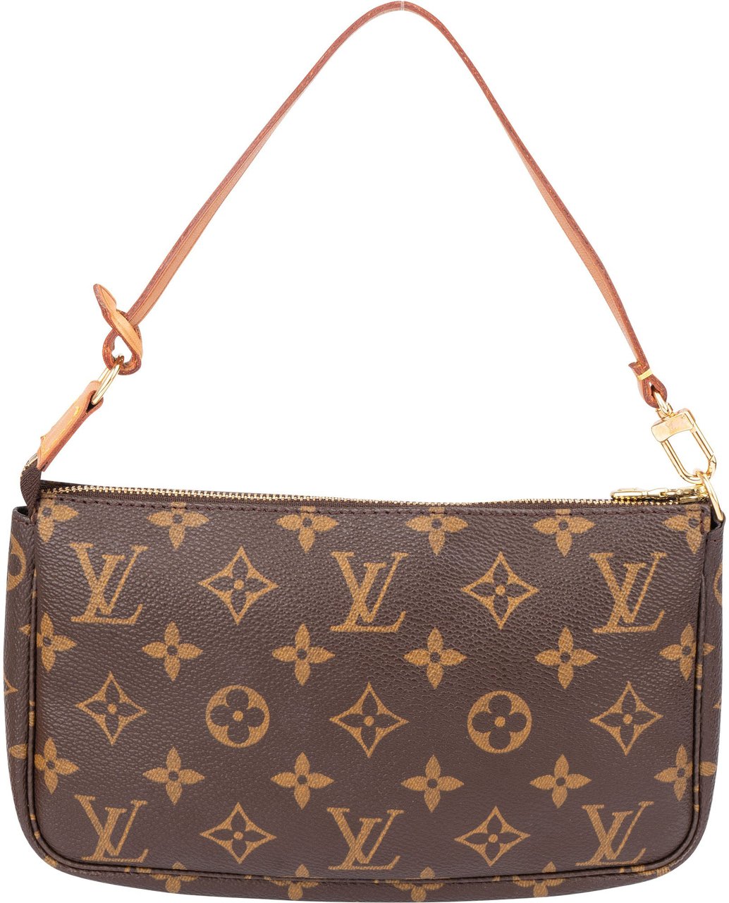 Louis Vuitton Louis Vuitton Canvas Monogram Pochette Accessoire Handbag Bruin