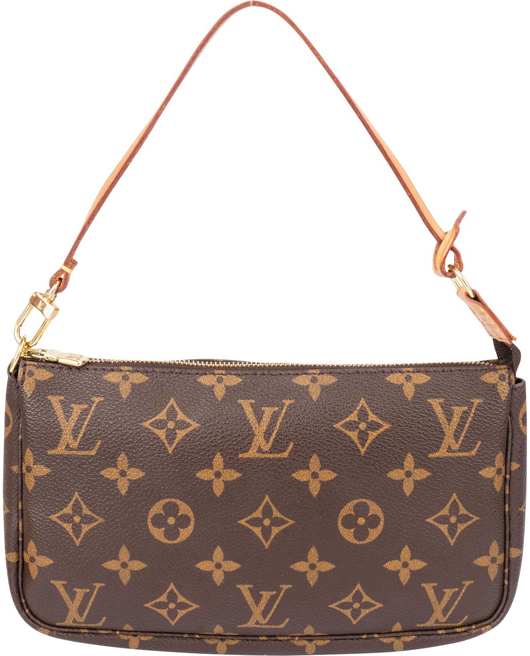 Louis Vuitton Louis Vuitton Canvas Monogram Pochette Accessoire Handbag Bruin