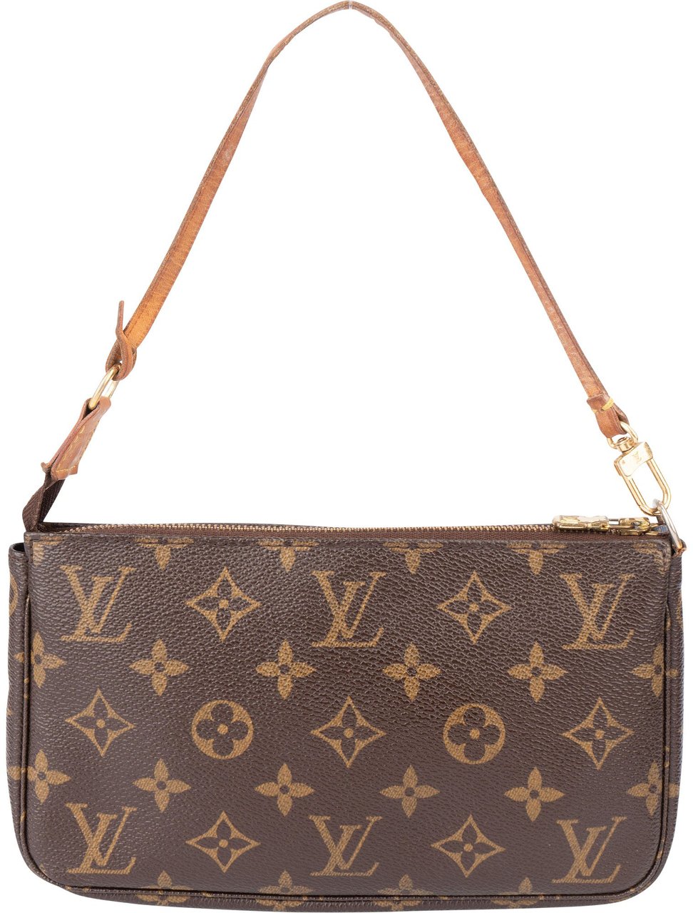Louis Vuitton Louis Vuitton Canvas Monogram Pochette Accessoire Handbag Bruin