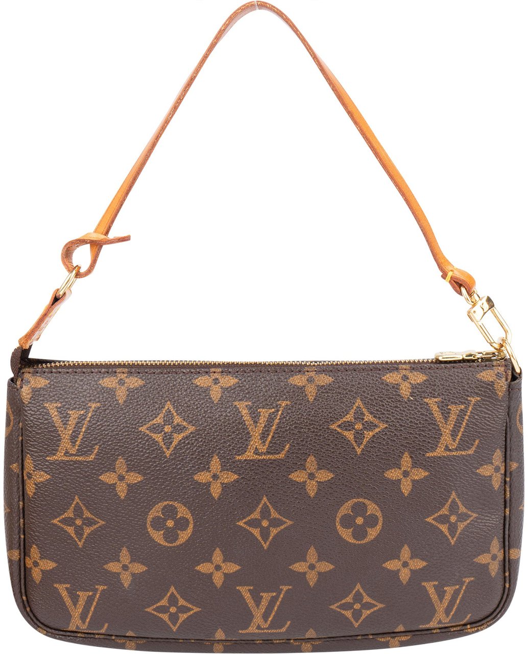 Louis Vuitton Louis Vuitton Canvas Monogram Pochette Accessoire Handbag Bruin