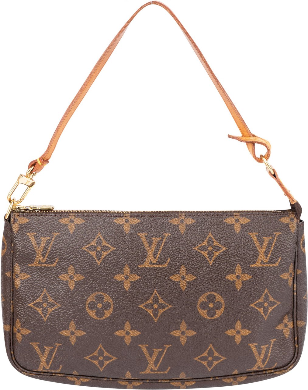 Louis Vuitton Louis Vuitton Canvas Monogram Pochette Accessoire Handbag Bruin