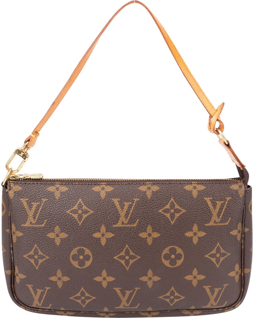 Louis Vuitton Louis Vuitton Canvas Monogram Pochette Accessoire Handbag Bruin