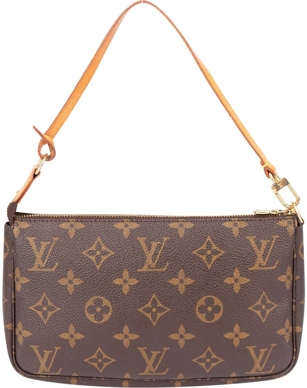 Louis Vuitton Louis Vuitton Canvas Monogram Pochette Accessoire Handbag Bruin