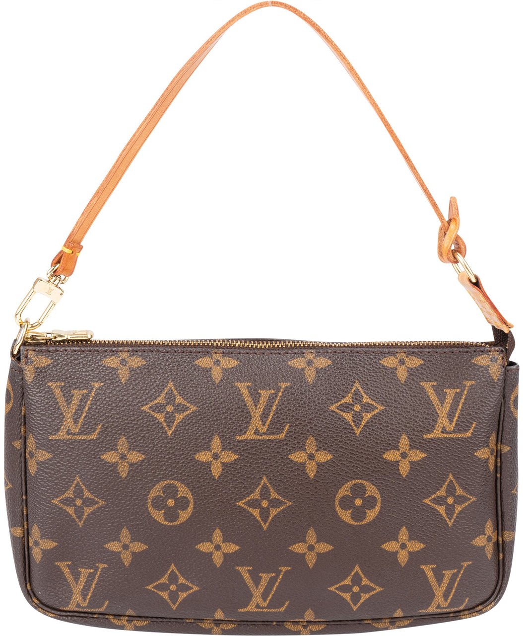 Louis Vuitton Louis Vuitton Canvas Monogram Pochette Accessoire Handbag Bruin