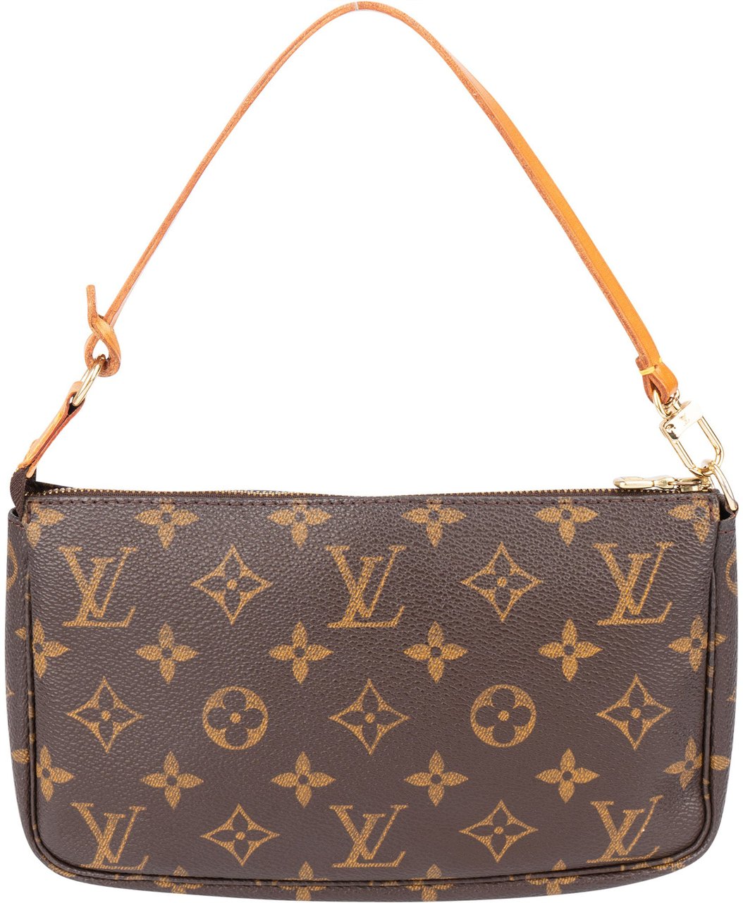 Louis Vuitton Louis Vuitton Canvas Monogram Pochette Accessoire Handbag Bruin