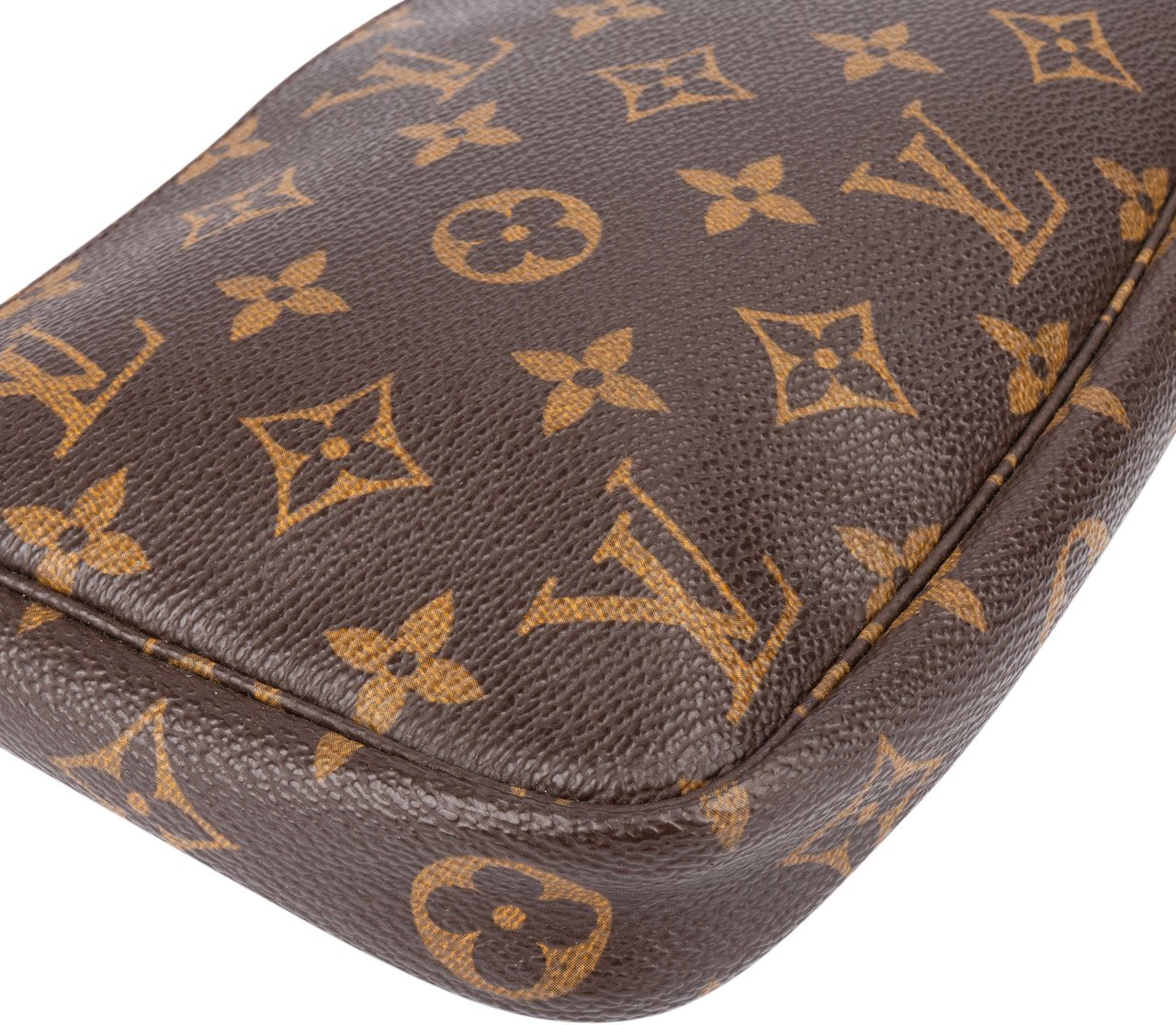 Louis Vuitton Louis Vuitton Canvas Monogram Pochette Accessoire Handbag Bruin