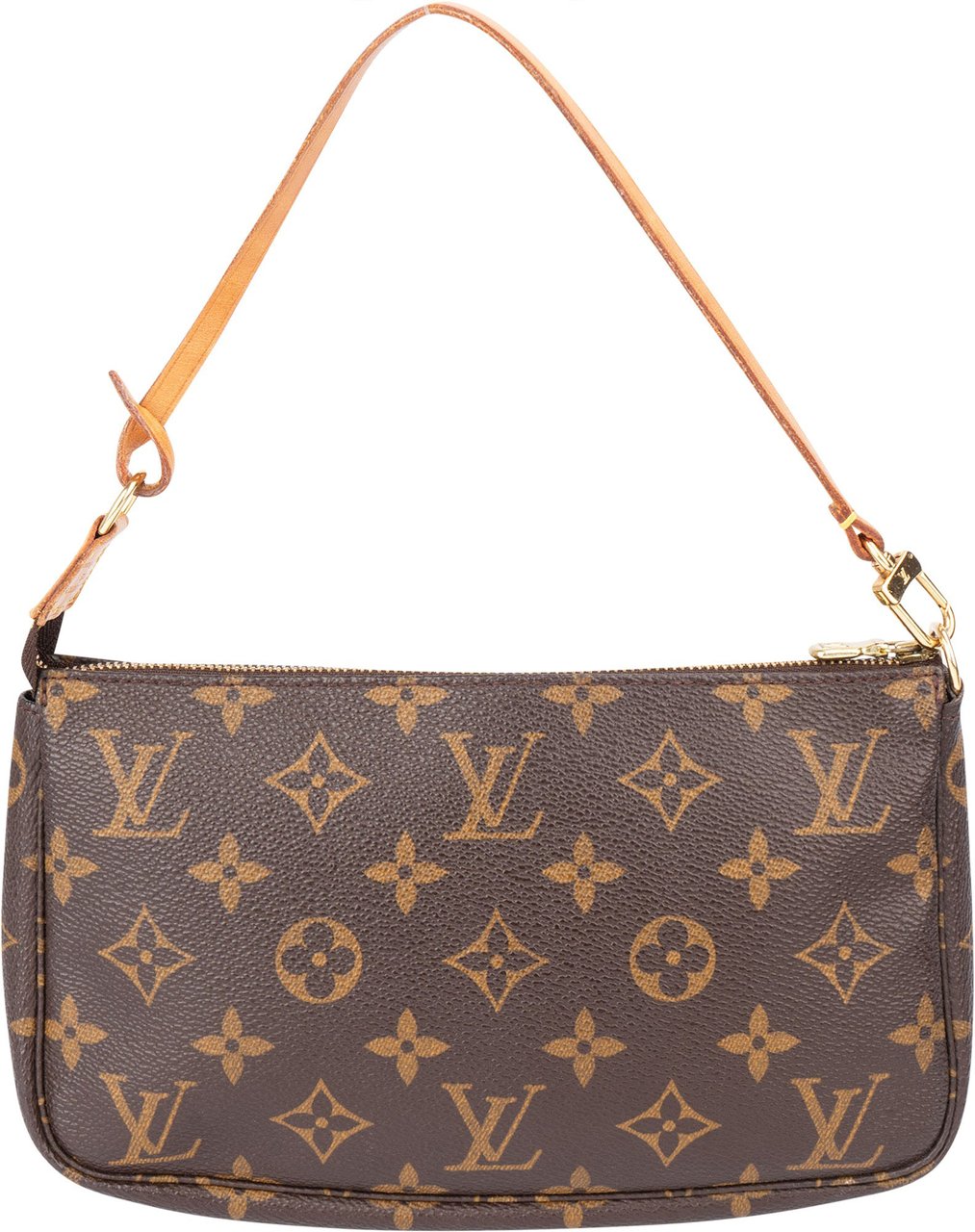 Louis Vuitton Louis Vuitton Canvas Monogram Pochette Accessoire Handbag Bruin