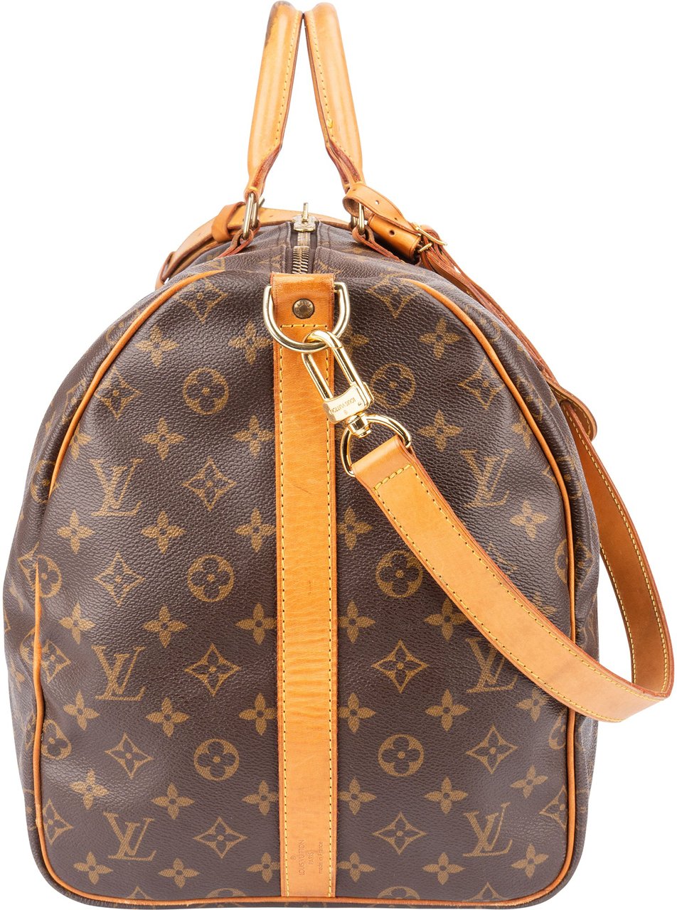 Louis Vuitton Louis Vuitton Canvas Monogram Keepall 55 Bandouliere Bruin