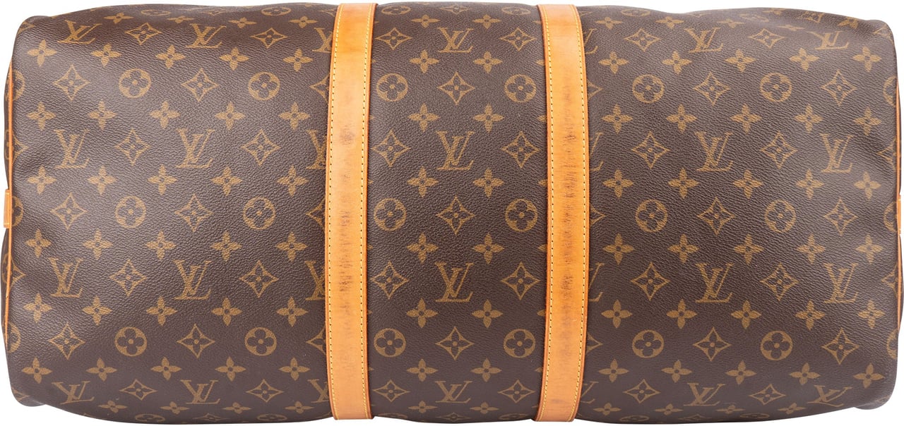 Louis Vuitton Louis Vuitton Canvas Monogram Keepall 55 Bandouliere Bruin