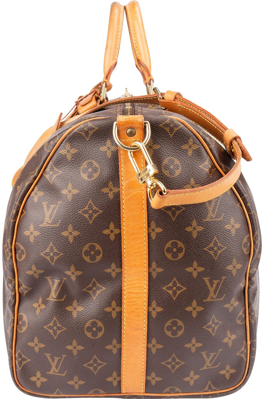 Louis Vuitton Louis Vuitton Canvas Monogram Keepall 55 Bandouliere Bruin