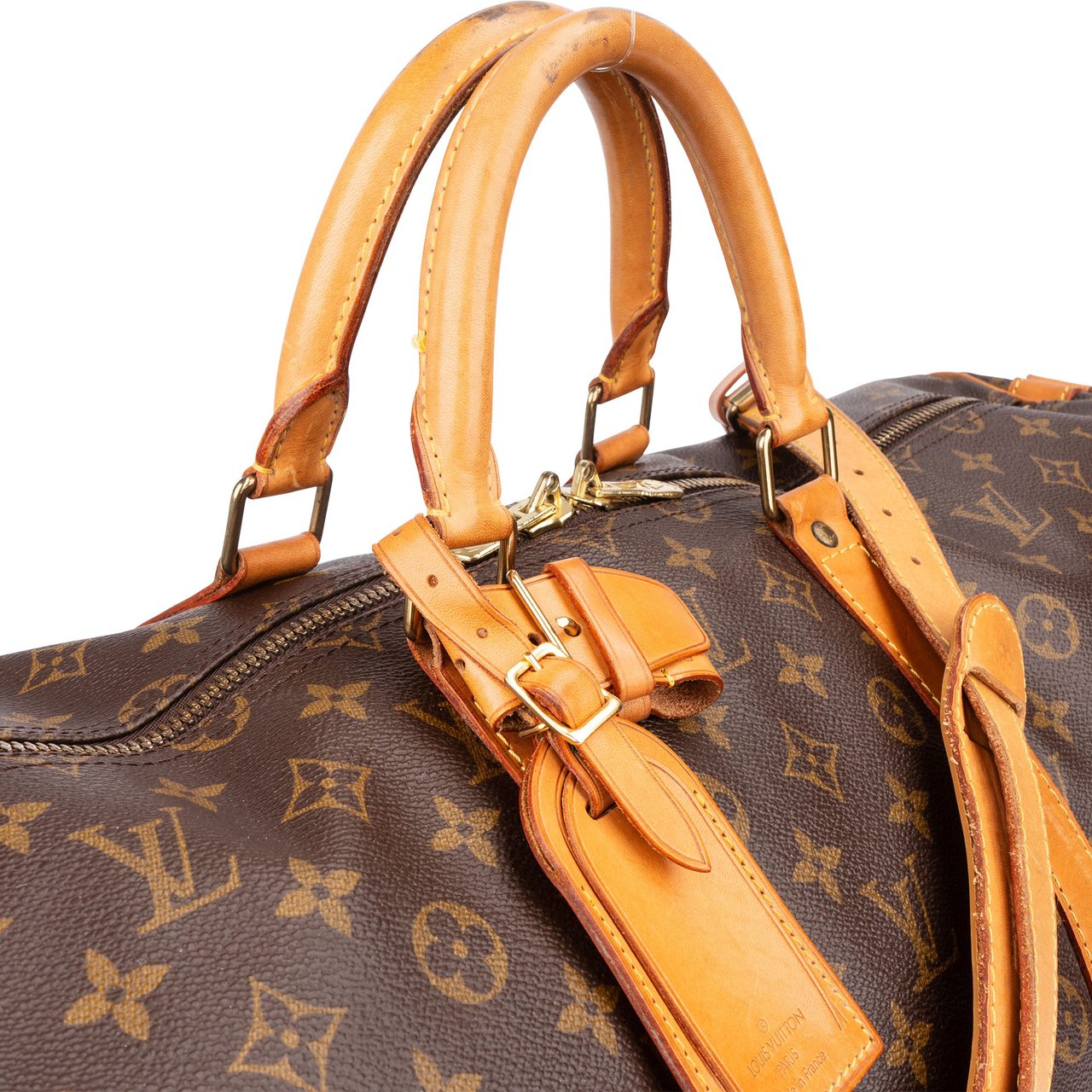 Louis Vuitton Louis Vuitton Canvas Monogram Keepall 55 Bandouliere Bruin