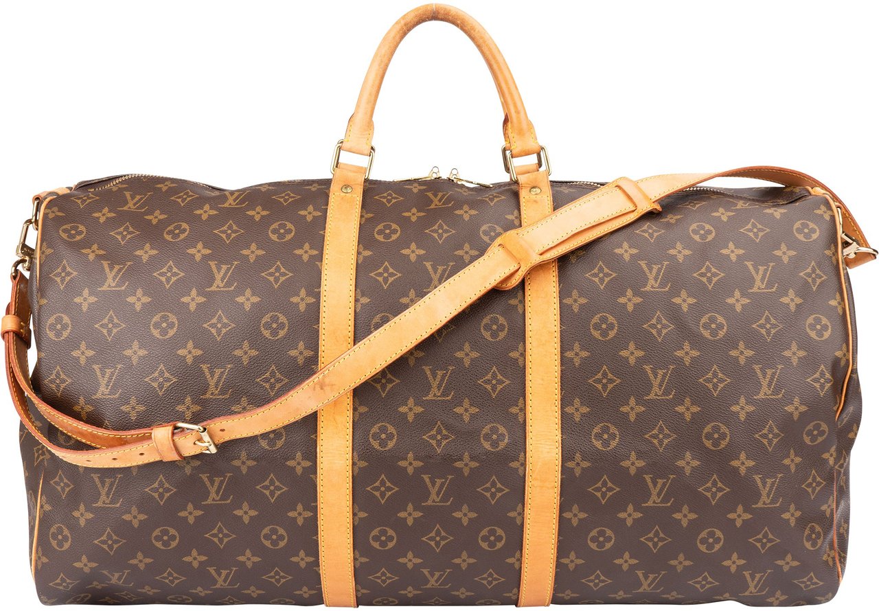 Louis Vuitton Louis Vuitton Canvas Monogram Keepall 60 Bandouliere Bruin