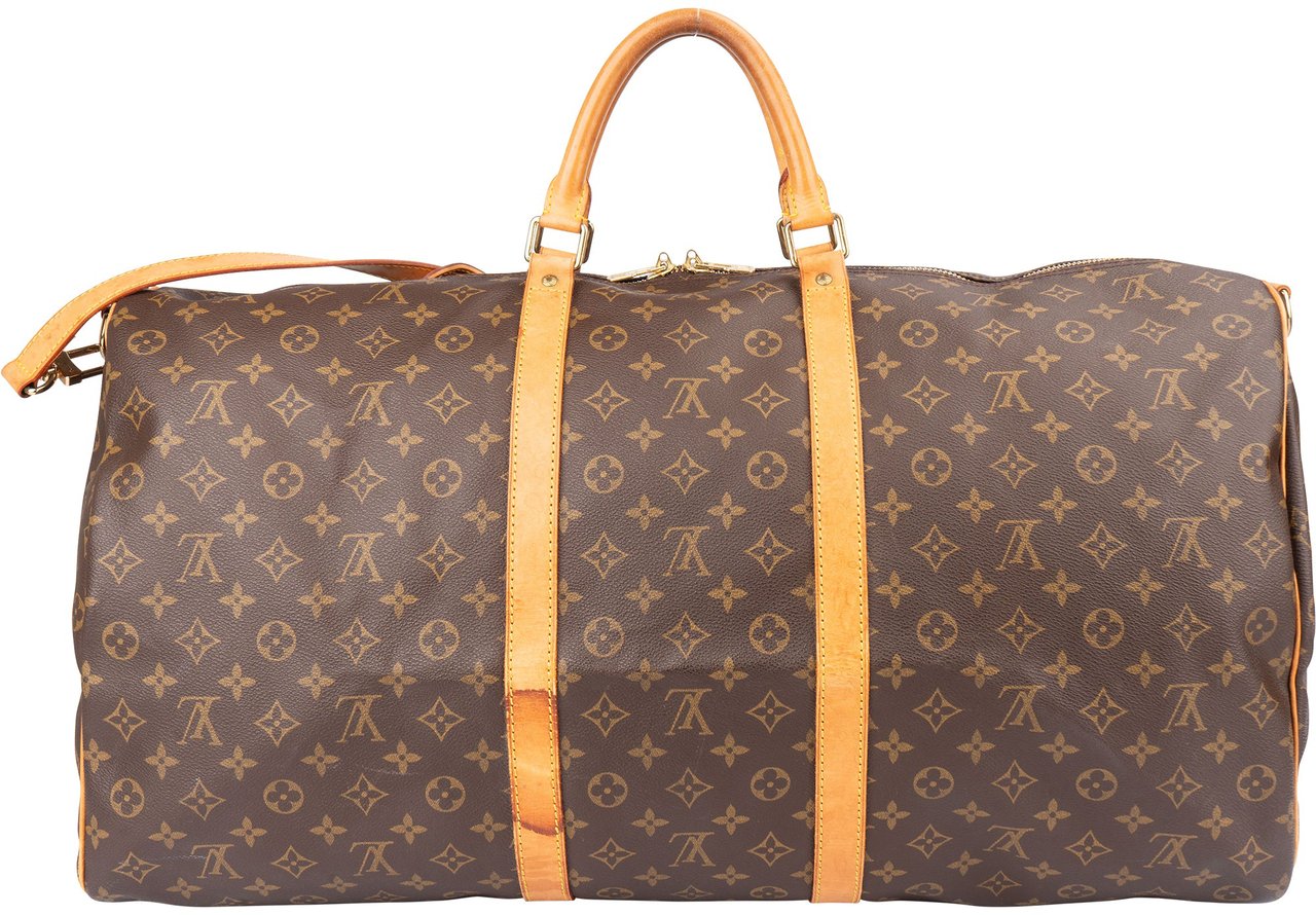 Louis Vuitton Louis Vuitton Canvas Monogram Keepall 60 Bandouliere Bruin