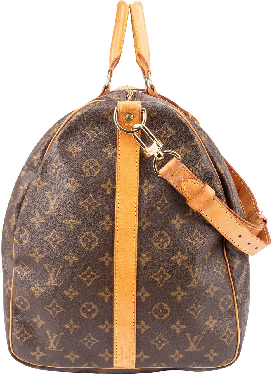 Louis Vuitton Louis Vuitton Canvas Monogram Keepall 60 Bandouliere Bruin