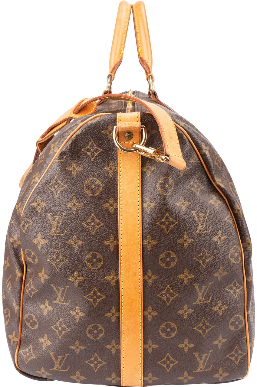 Louis Vuitton Louis Vuitton Canvas Monogram Keepall 60 Bandouliere Bruin
