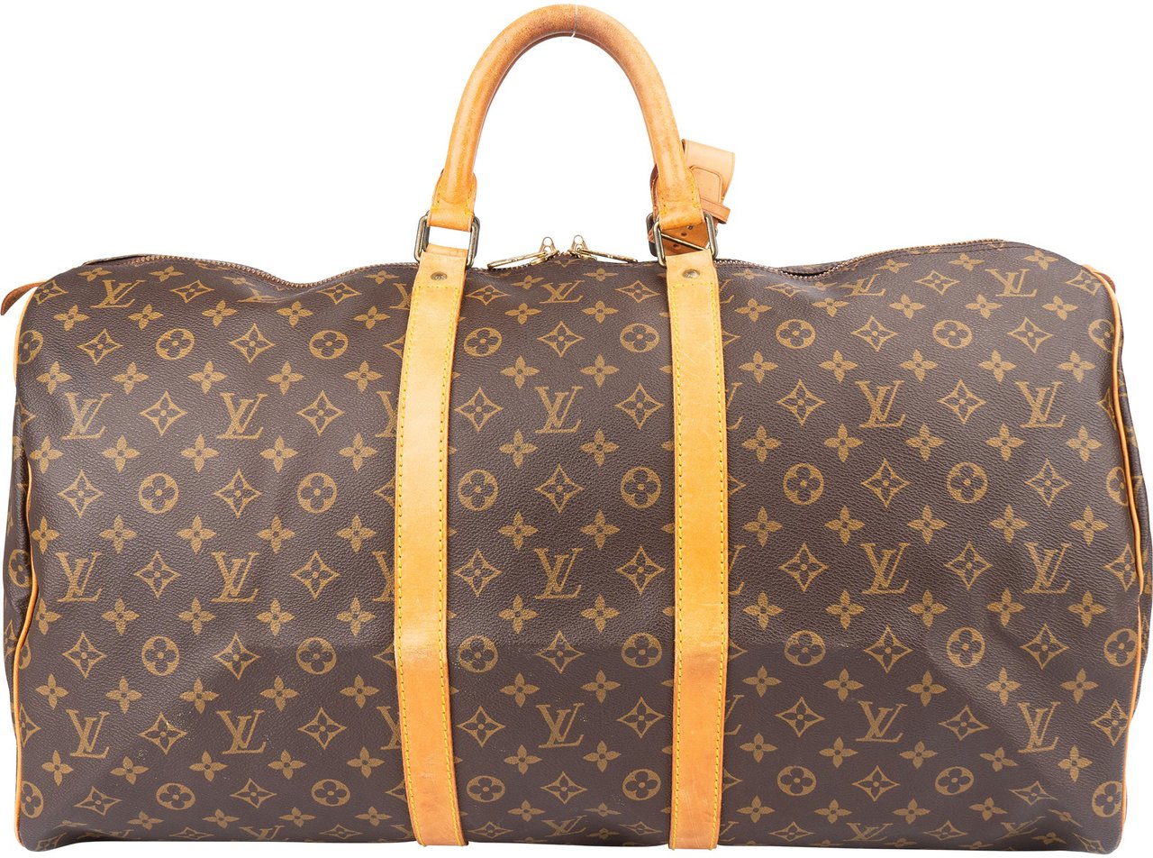 Louis Vuitton Louis Vuitton Canvas Monogram Keepall 55 Bruin