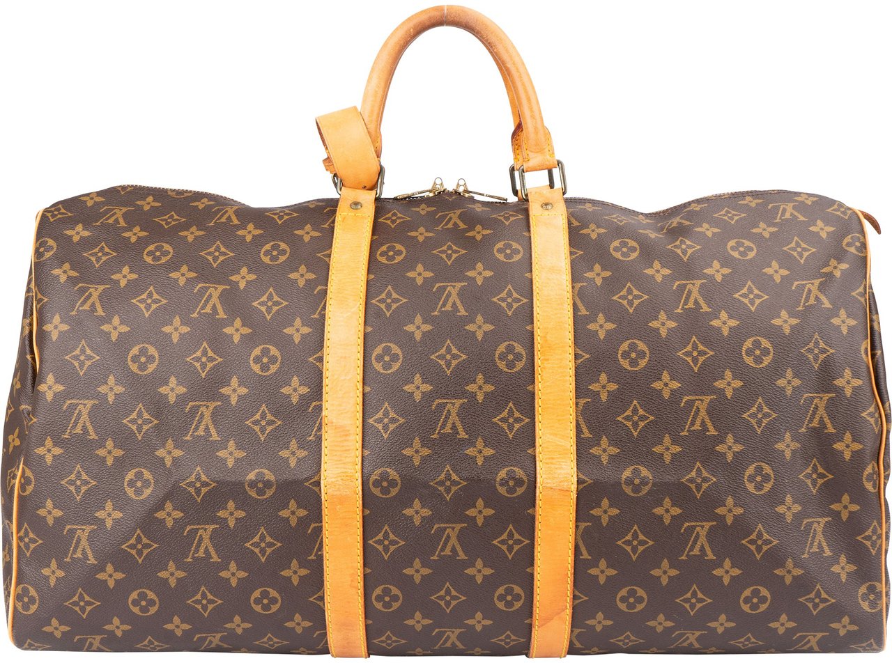 Louis Vuitton Louis Vuitton Canvas Monogram Keepall 55 Bruin
