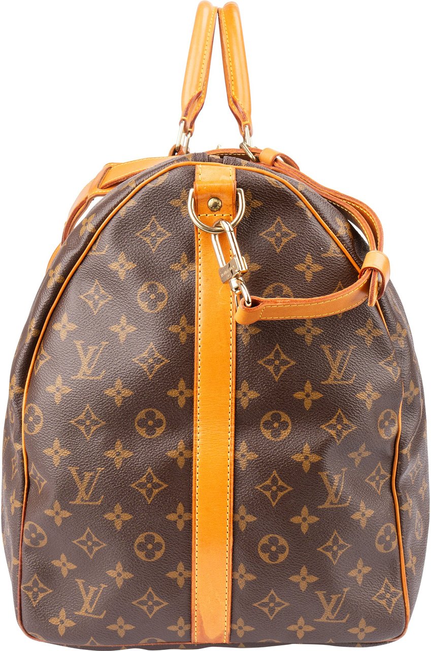 Louis Vuitton Louis Vuitton Canvas Monogram Keepall 60 Bandouliere Bruin
