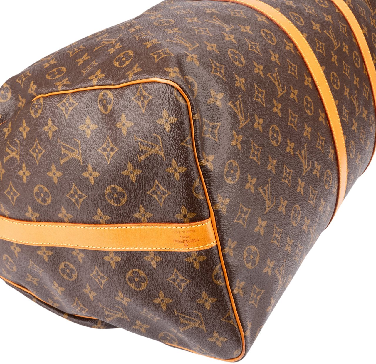 Louis Vuitton Louis Vuitton Canvas Monogram Keepall 60 Bandouliere Bruin