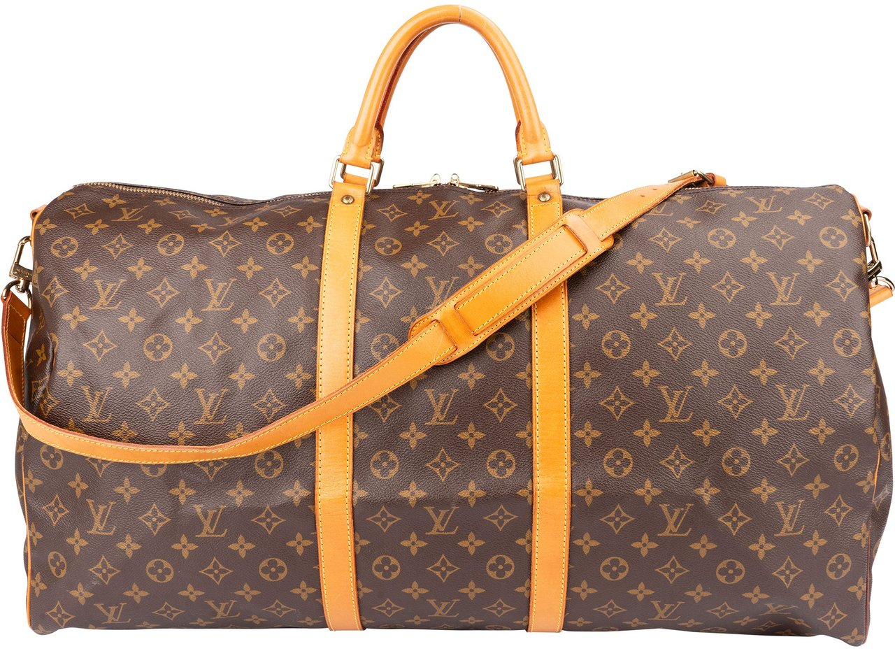 Louis Vuitton Louis Vuitton Canvas Monogram Keepall 60 Bandouliere Bruin