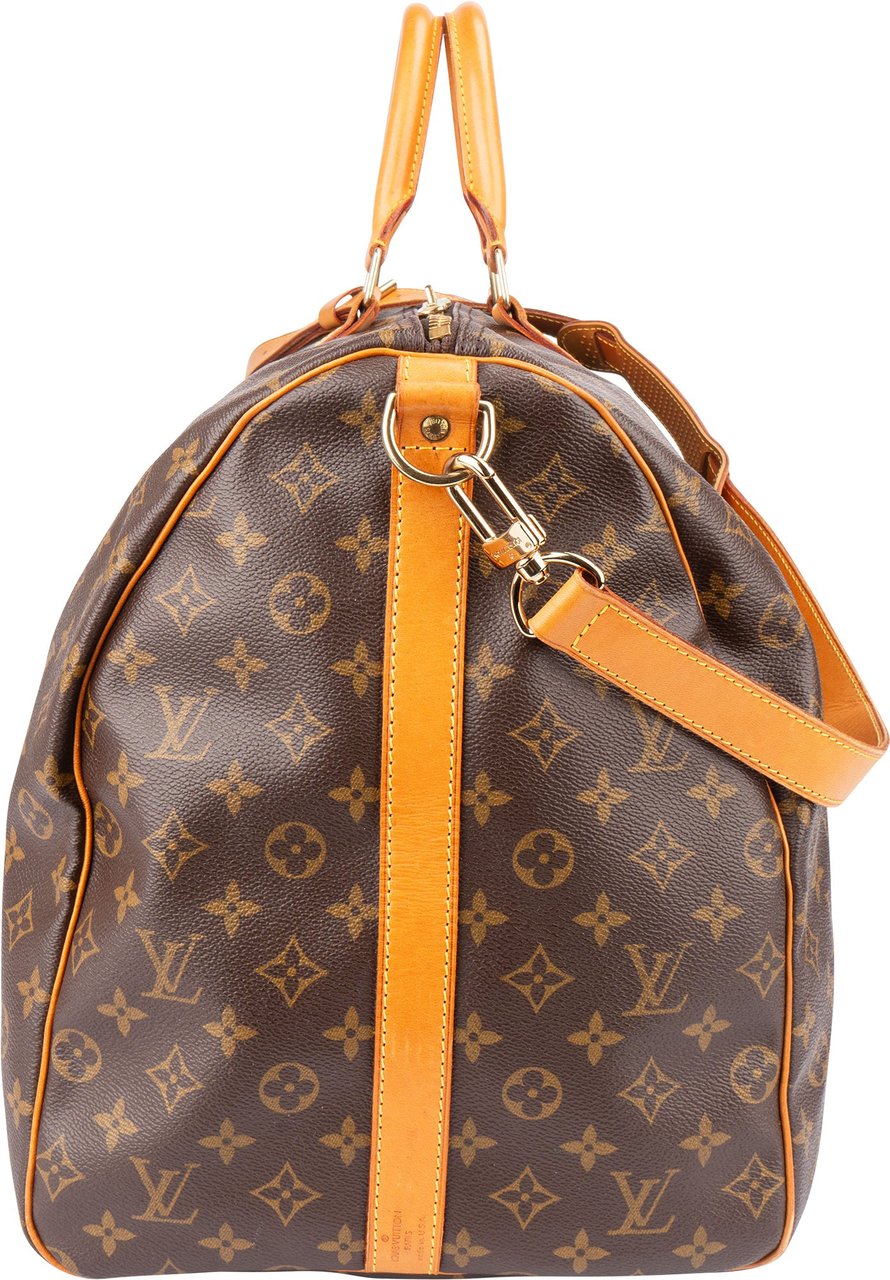 Louis Vuitton Louis Vuitton Canvas Monogram Keepall 60 Bandouliere Bruin