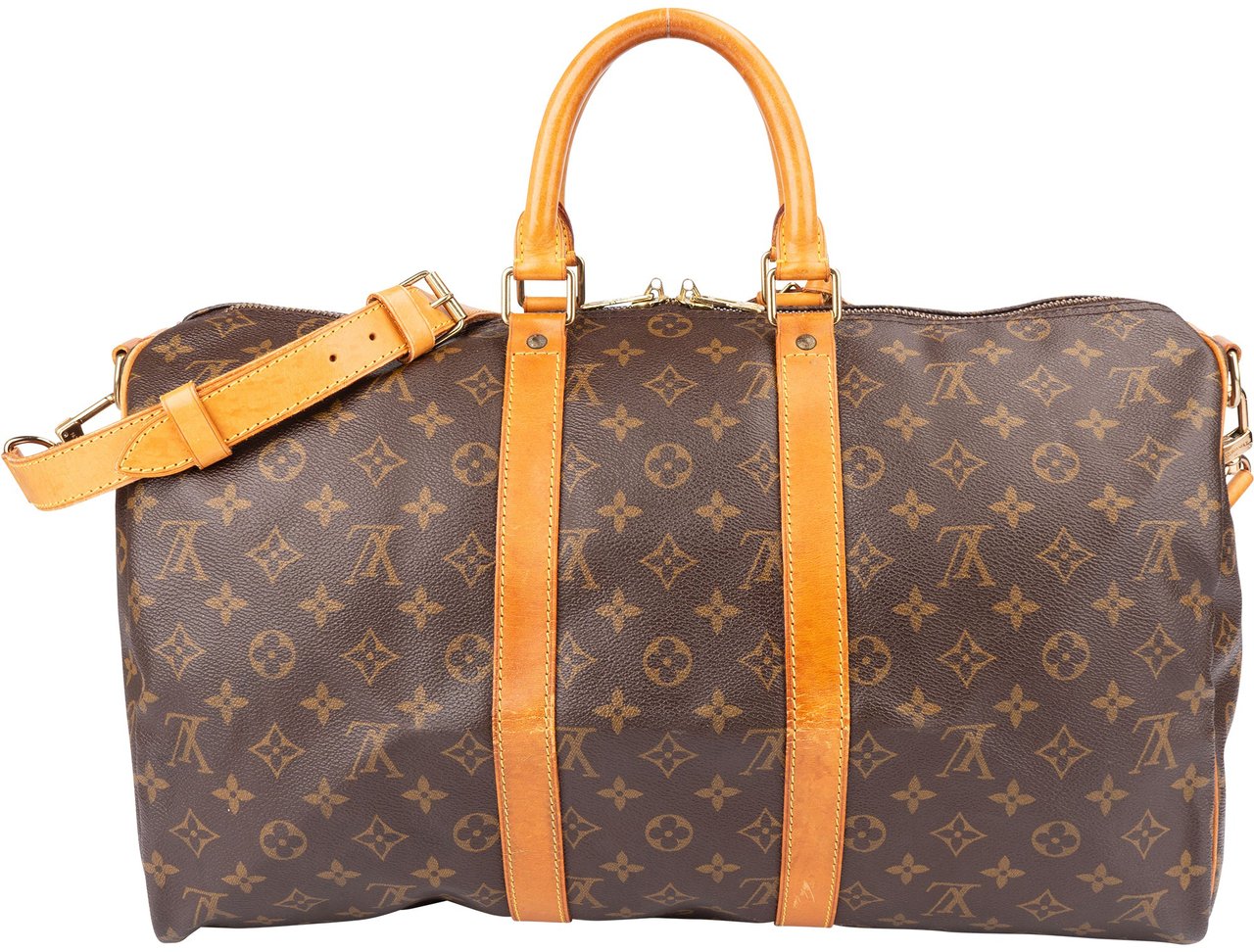 Louis Vuitton Louis Vuitton Canvas Monogram Keepall 45 Bandouliere Bruin