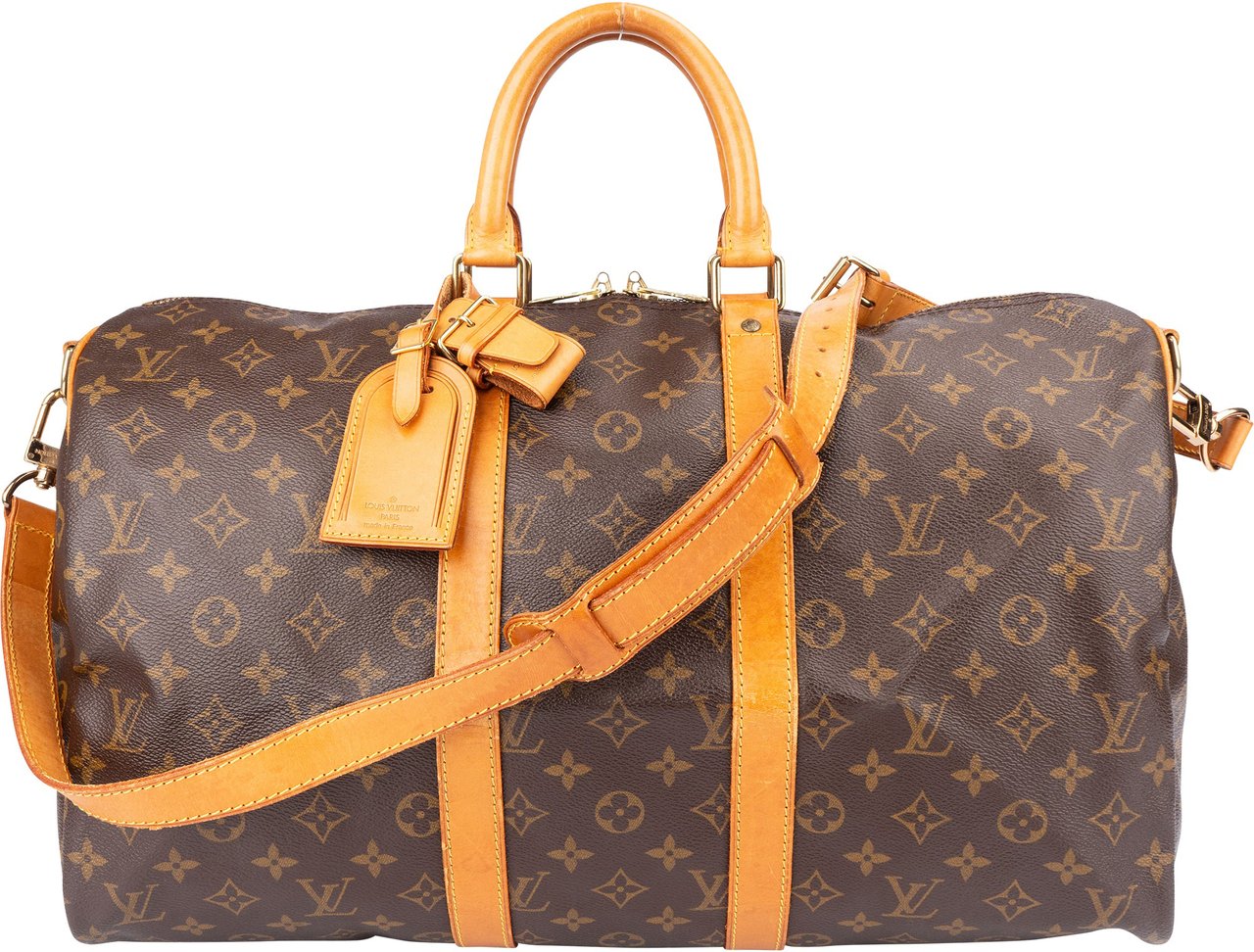 Louis Vuitton Louis Vuitton Canvas Monogram Keepall 45 Bandouliere Bruin