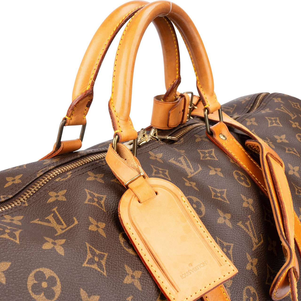 Louis Vuitton Louis Vuitton Canvas Monogram Keepall 60 Bandouliere Bruin
