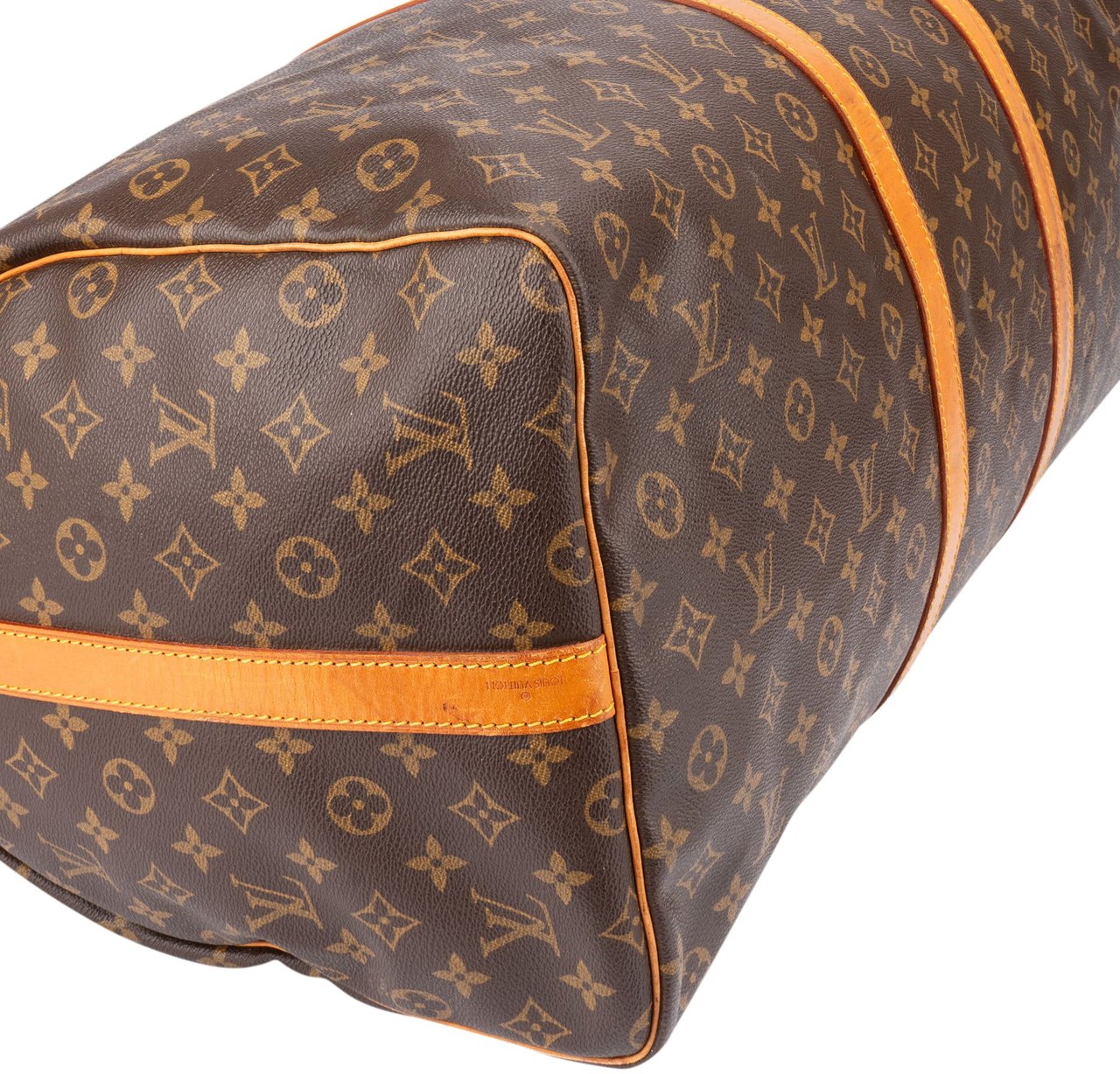 Louis Vuitton Louis Vuitton Canvas Monogram Keepall 60 Bandouliere Bruin
