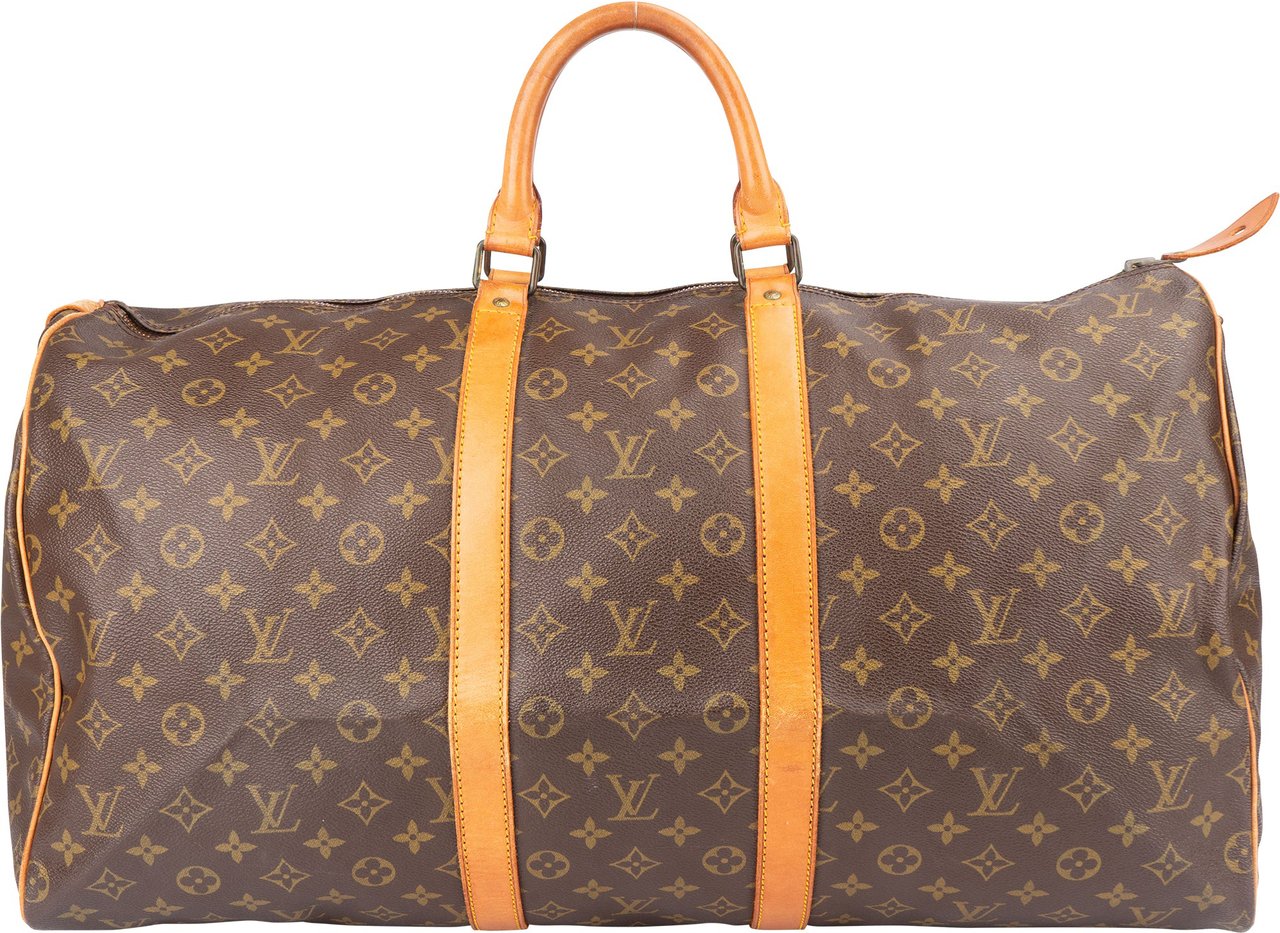 Louis Vuitton Louis Vuitton Canvas Monogram Keepall 55 Bruin