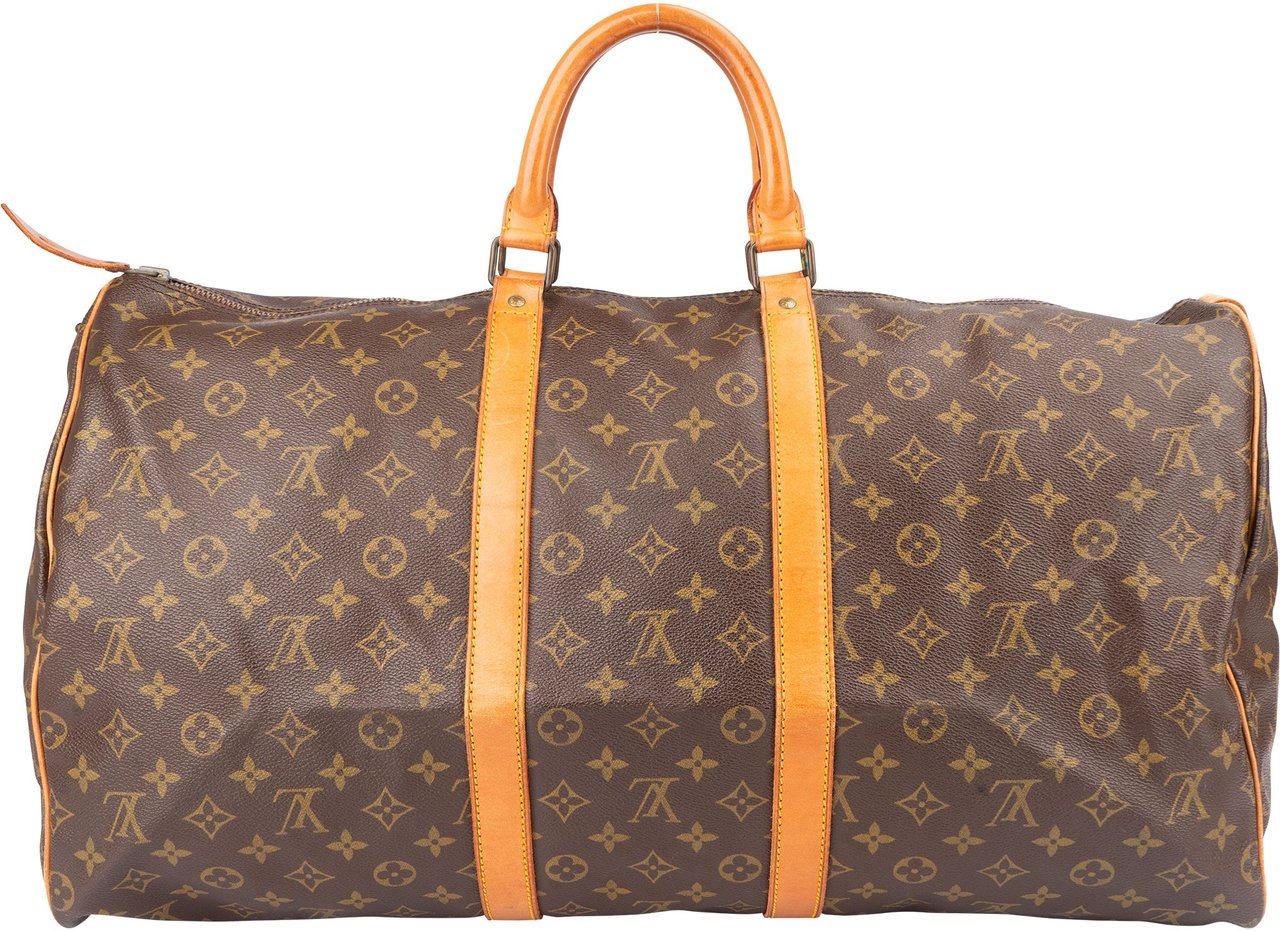 Louis Vuitton Louis Vuitton Canvas Monogram Keepall 55 Bruin
