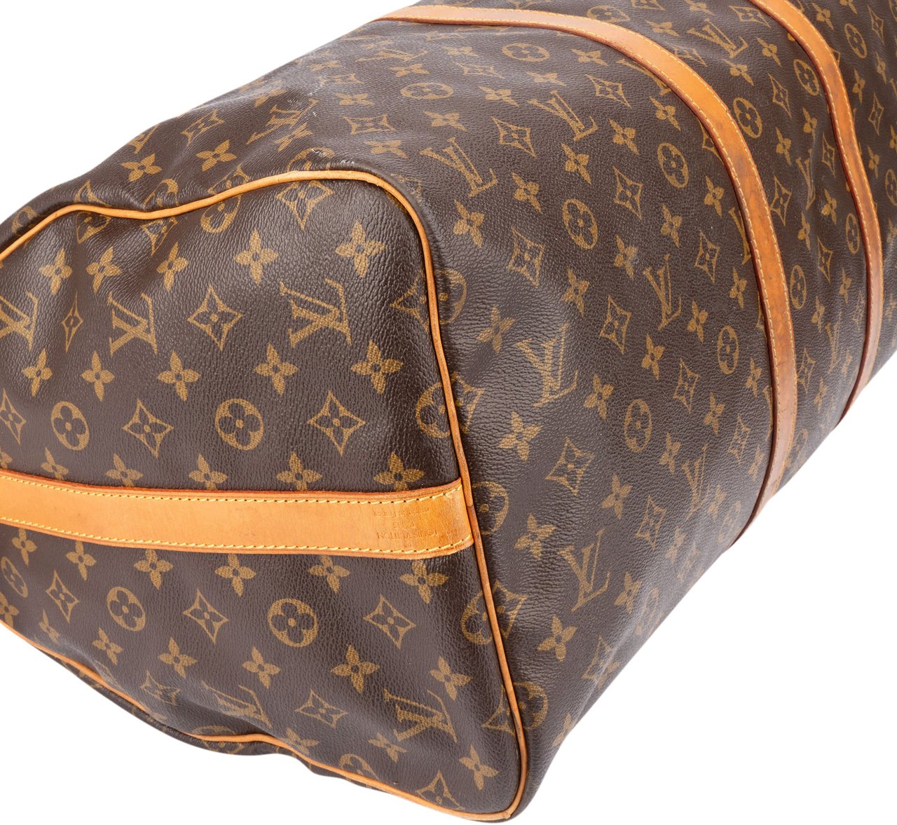 Louis Vuitton Louis Vuitton Canvas Monogram Keepall 55 Bandouliere Bruin