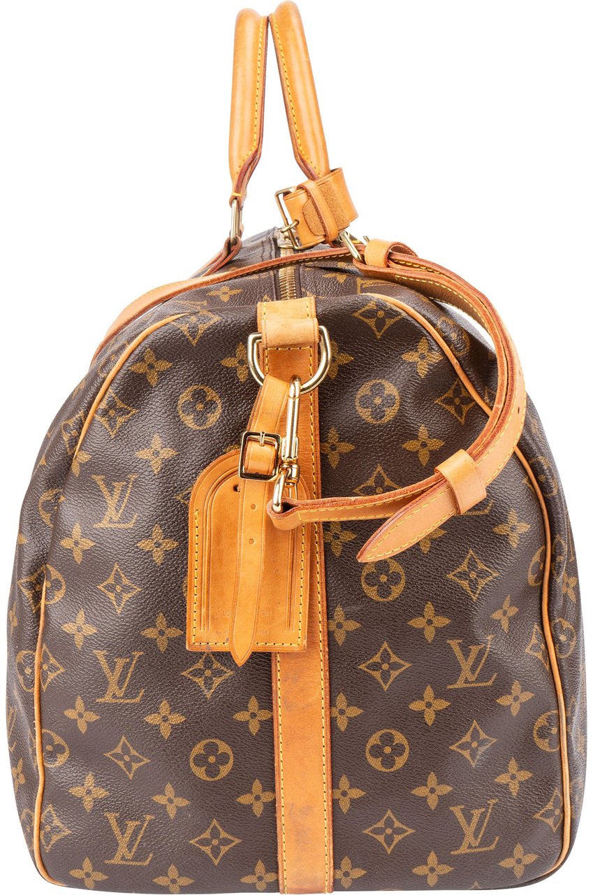 Louis Vuitton Louis Vuitton Canvas Monogram Keepall 55 Bandouliere Bruin