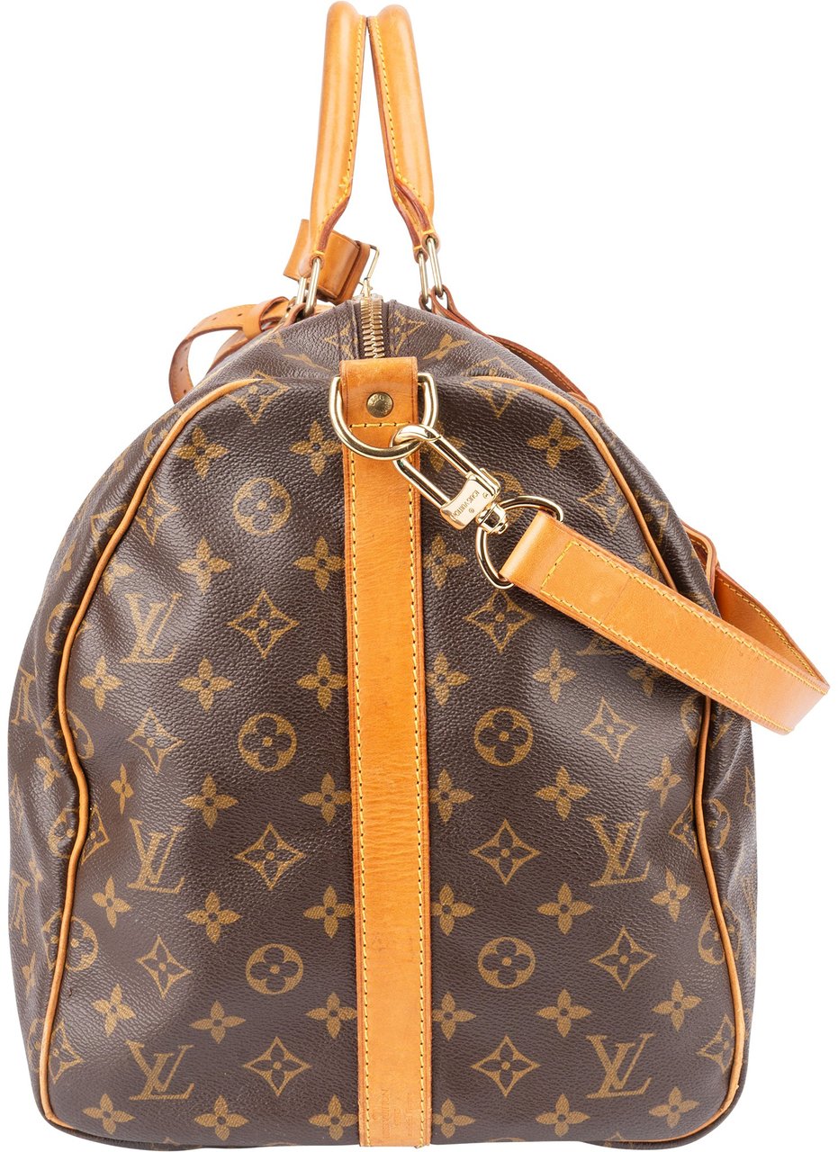 Louis Vuitton Louis Vuitton Canvas Monogram Keepall 55 Bandouliere Bruin