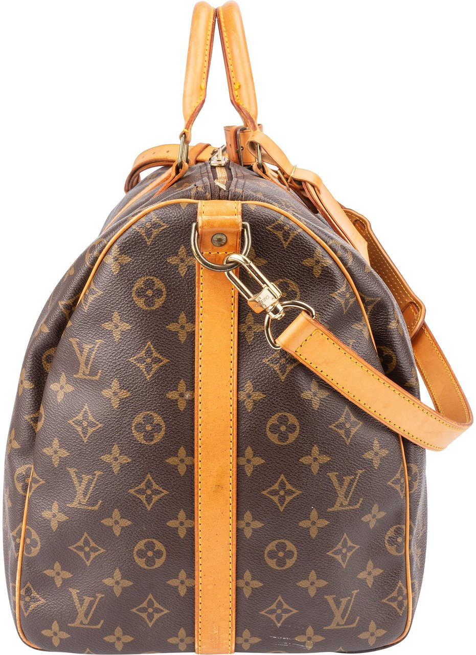 Louis Vuitton Louis Vuitton Canvas Monogram Keepall 55 Bandouliere Bruin