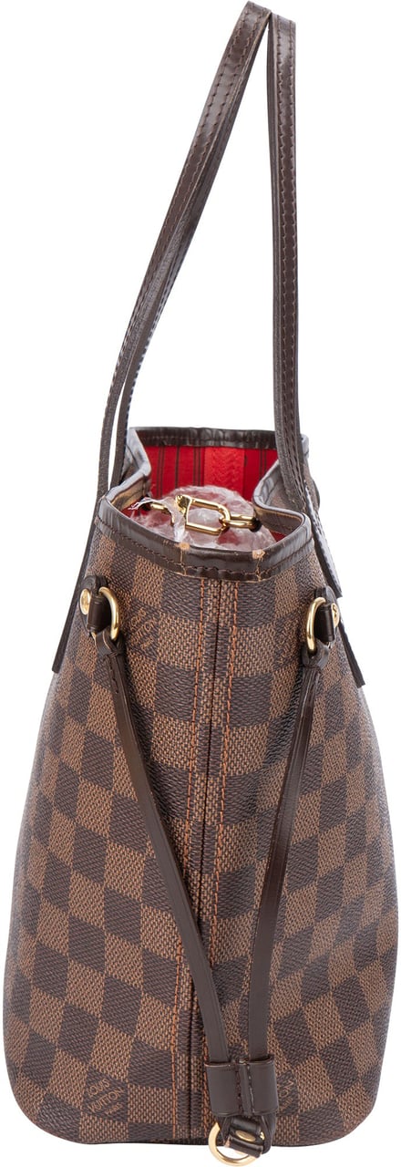 Louis Vuitton Louis Vuitton Damier Ebene Monogram Neverfull PM Handbag Bruin