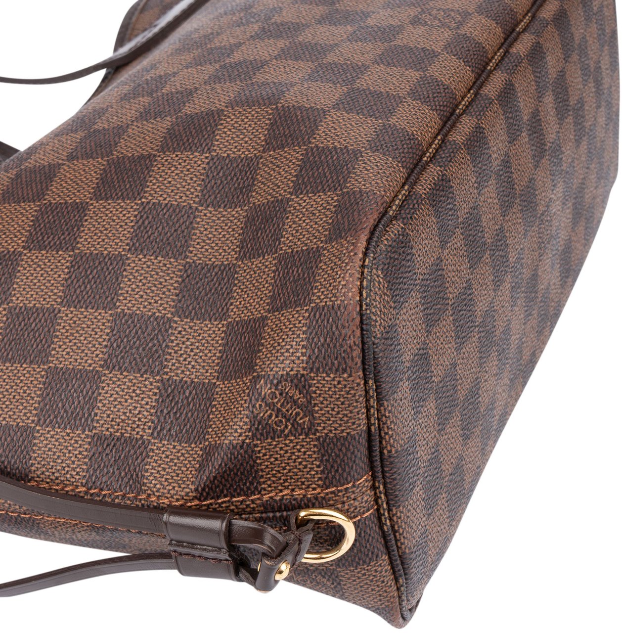 Louis Vuitton Louis Vuitton Damier Ebene Monogram Neverfull PM Handbag Bruin