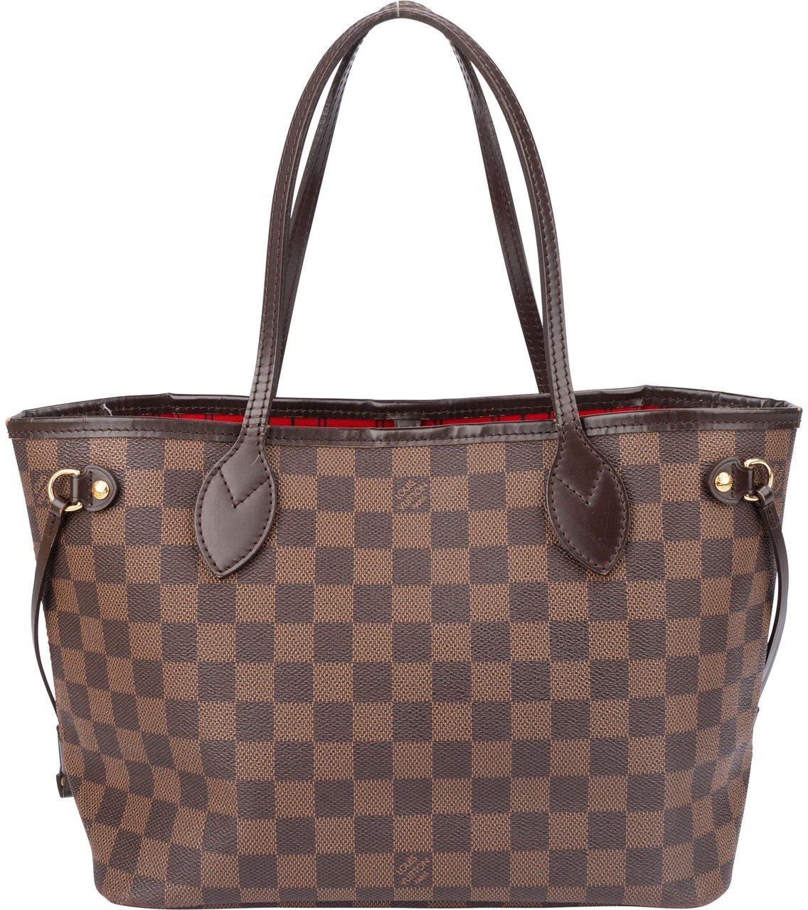 Louis Vuitton Louis Vuitton Damier Ebene Monogram Neverfull PM Handbag Bruin